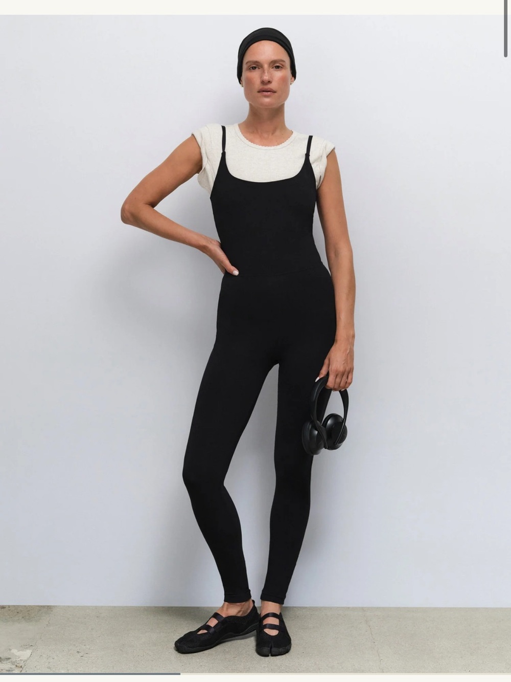MATE Black Organic Cotton Jumpsuit Size Medium NEW